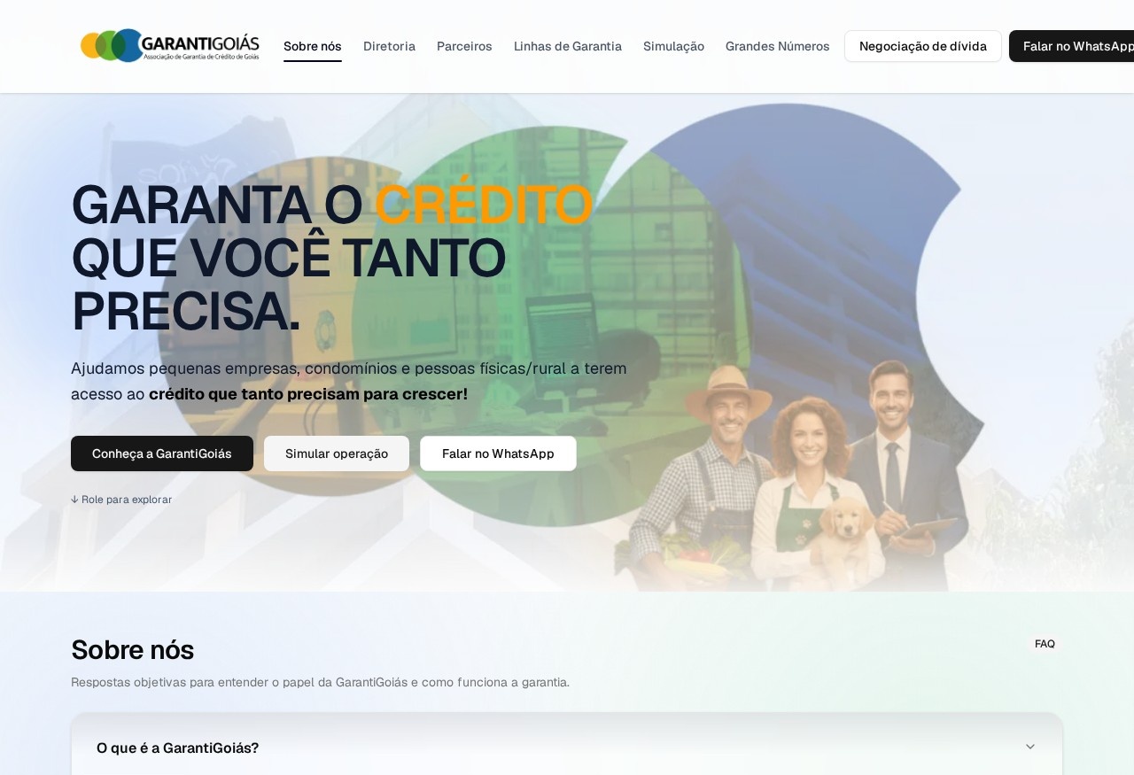 GarantiGoiás — screenshot