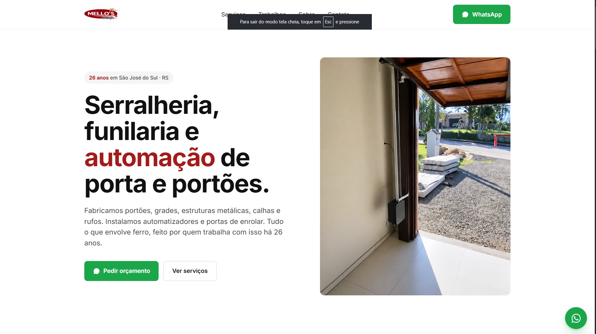 Mellos — screenshot