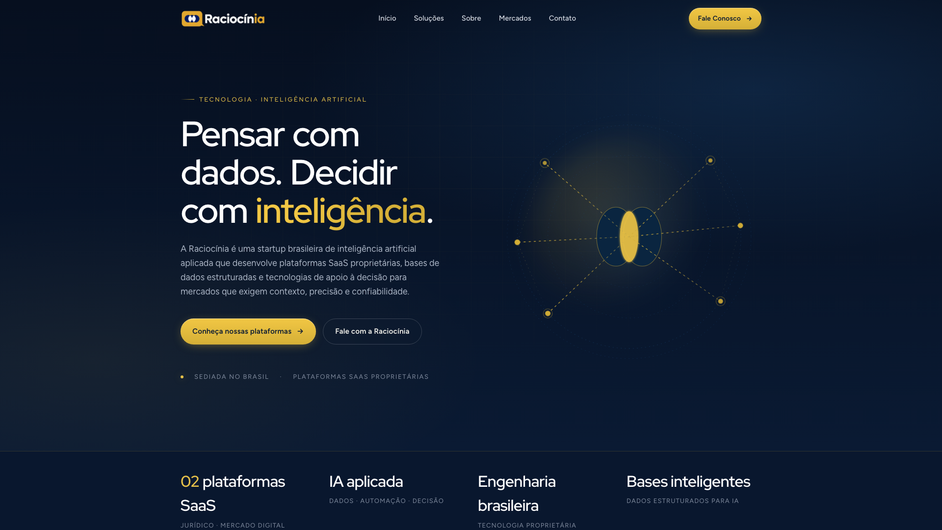 Raciocínia — screenshot